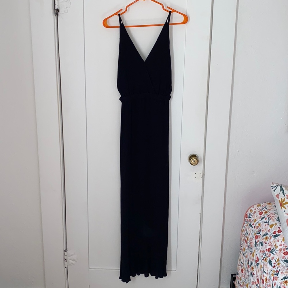 Lost in Paradise Maxi Black Dress